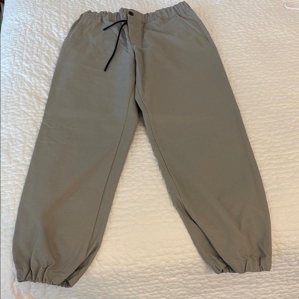 Club Monaco Taupe Elastic Waist Pants